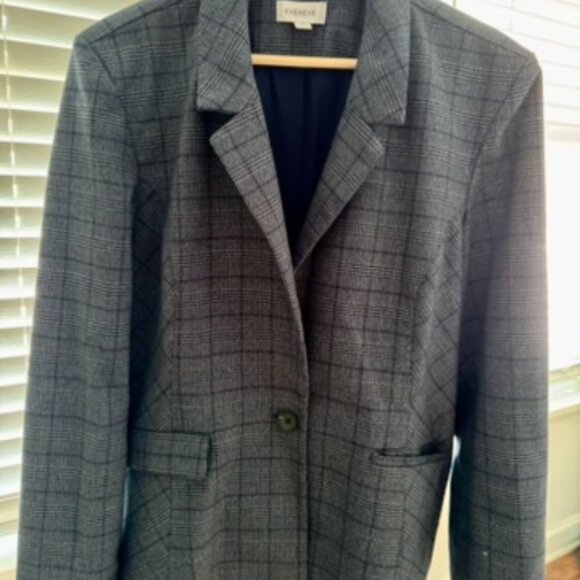 Evereve Asher Plaid Blazer - Picture 5 of 7